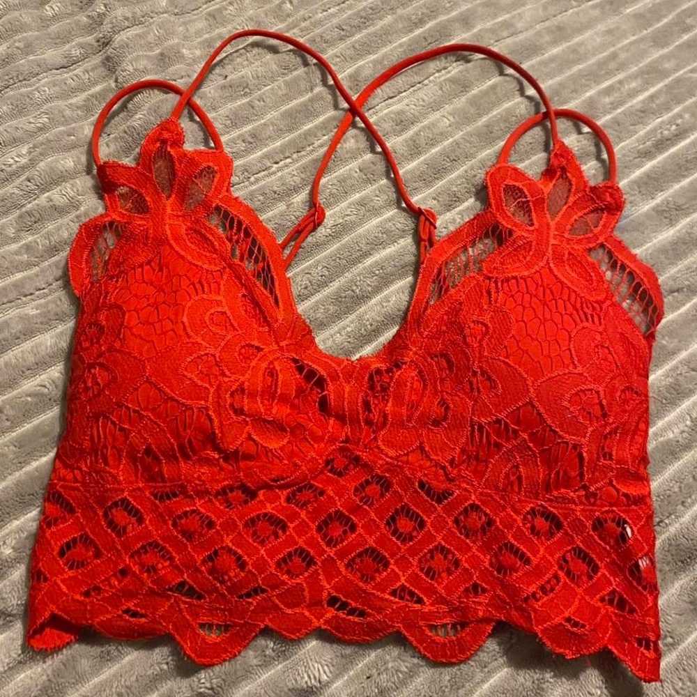 Rue21 Women’s Red Crochet Bralette 💋